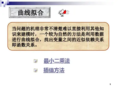 最小二乘法PPT课件