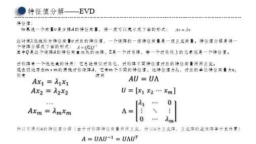 SVD奇异值分解