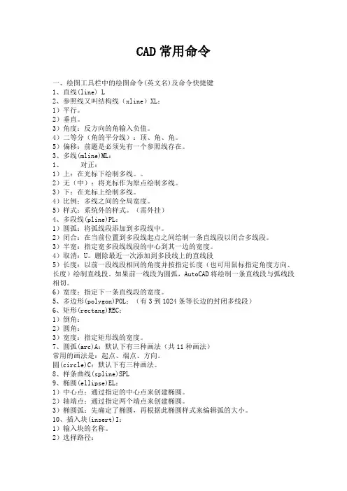 CAD2006命令集合