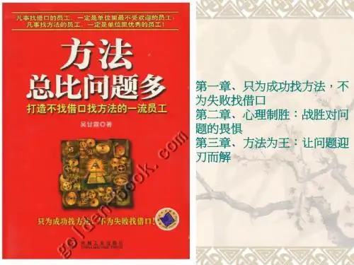 方法总比问题多)