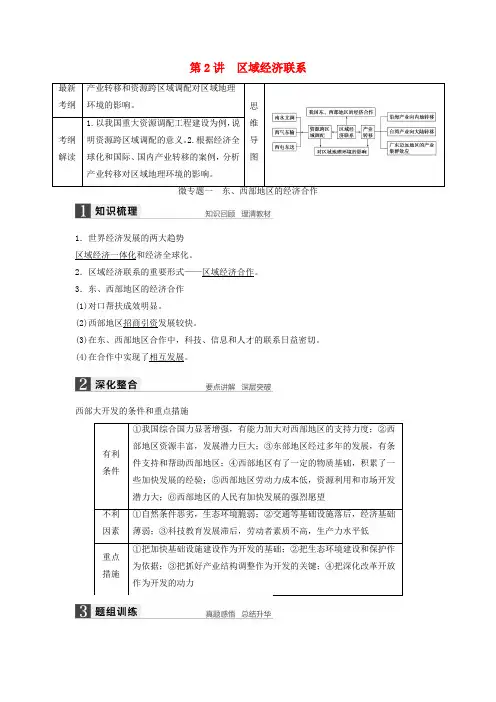 【步步高】高考地理大一轮复习 第一章 区域地理环境与人类活动第2讲学案 湘教版必修3