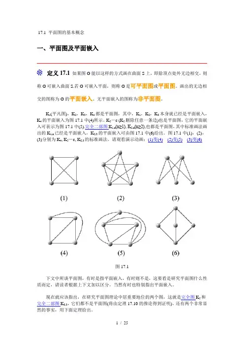 17平面图及图的着色
