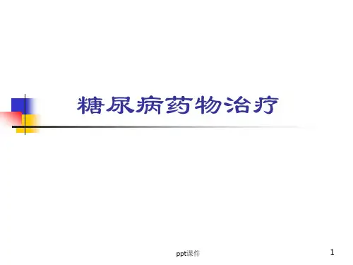 常用降糖药物  ppt课件