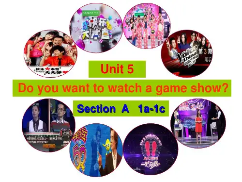 2013秋人教版英语八年级上unit5_Do_you_want_to_watch_a_game_show第一课时课件