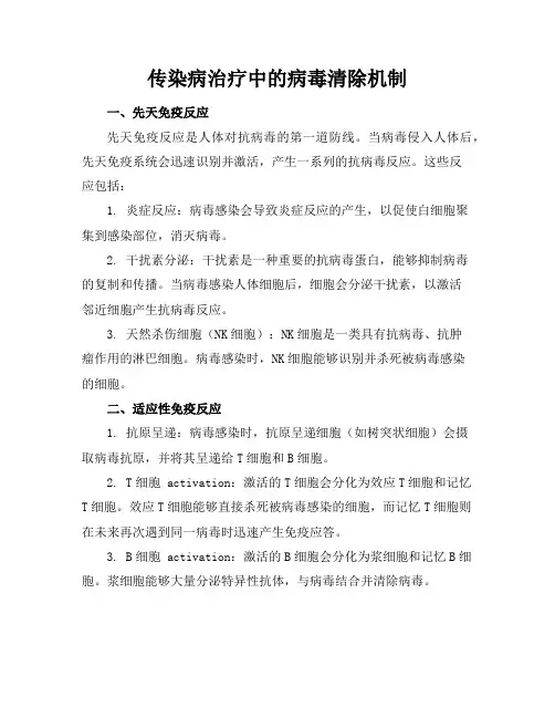 传染病治疗中的病毒清除机制(2)