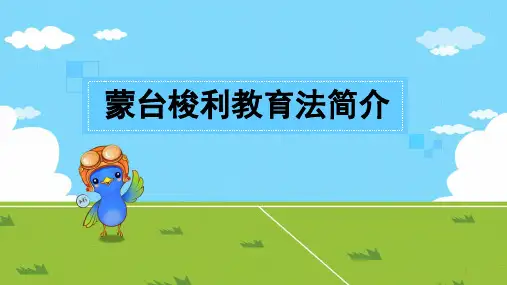 蒙台梭利介绍ppt课件