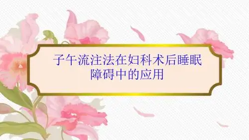 最新 子午流注课件