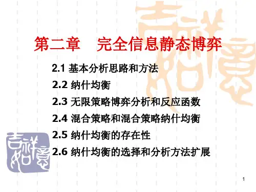 博弈论讲义2