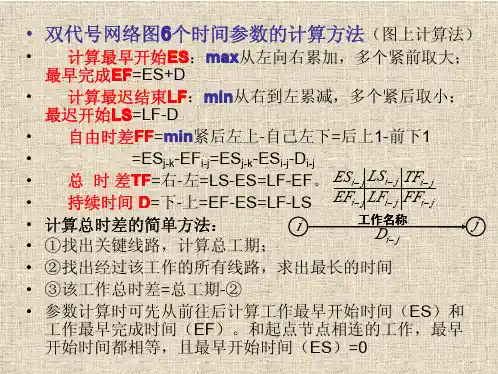 一级建造师考试项目管理单代号网络图和双代号网络图详讲