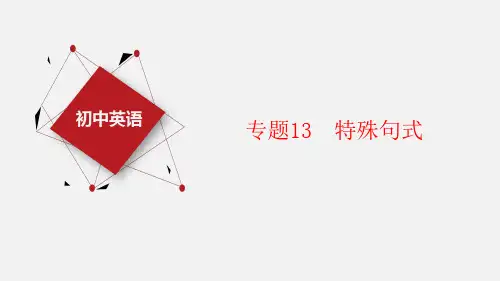 【语法过关】专题13 特殊句式中考英语一轮复习课件