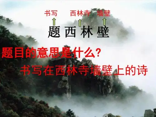 《题西林壁》.ppt课件