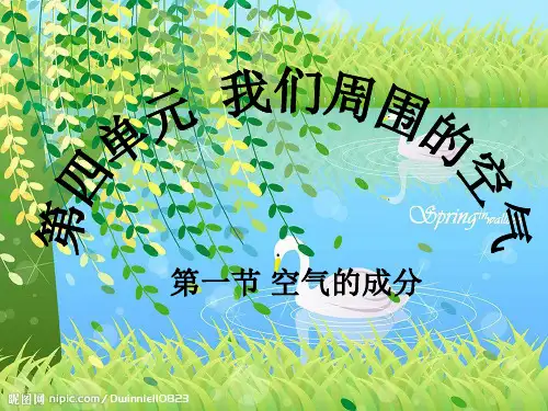 人教版化学九年级上册 2.1 空气 课件   (1)