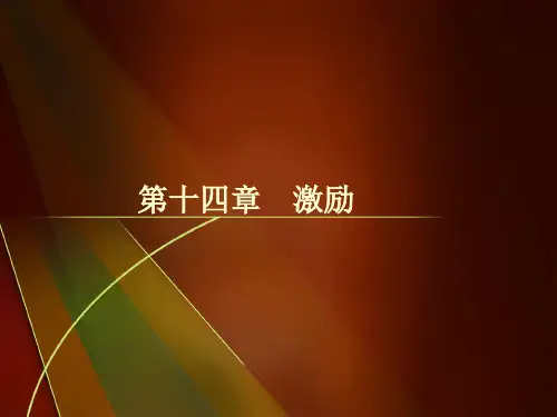 管理学基础——激励