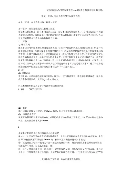 架空、管道、直埋光缆线路工程施工规范.doc
