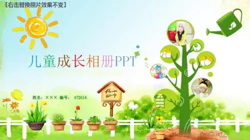 动态青春儿童孩子成长纪念册PPT电子相册