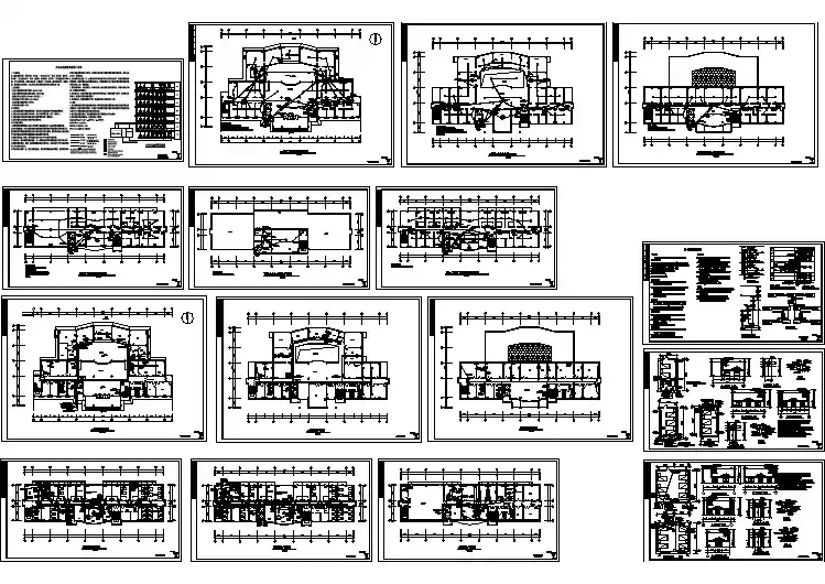 某地区综合医院建筑电气施工设计图