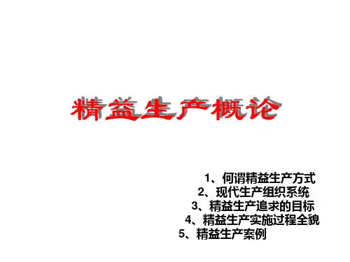 JIT生产实务课件