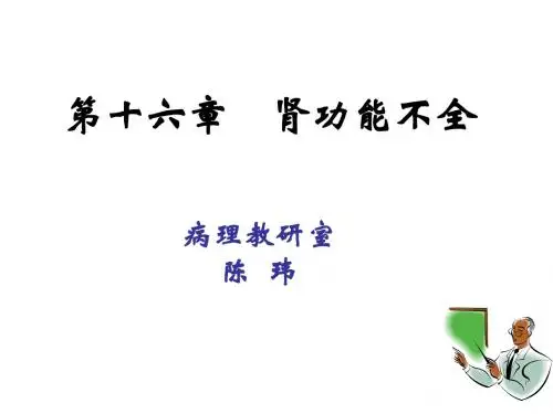 第16章 肾功能不全