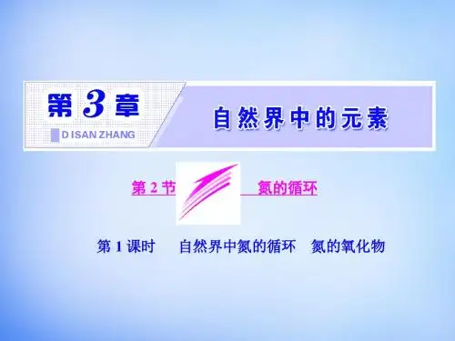 【高中化学】氮的循环ppt(3套)