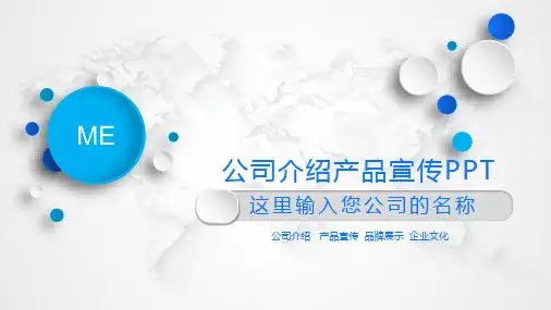 公司介绍产品宣传品牌展示企业文化PPT