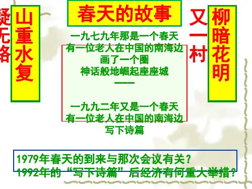 岳麓版高中历史必修二第四单元第20课《对外开放格局的形成》优秀教学课件(27张)(共27张PPT)