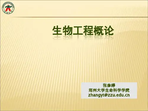【课件】生物工程概论精品版