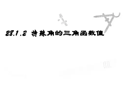 《锐角三角函数》PPT精品教学课件初中数学2