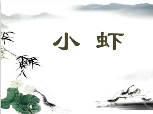 三年级下册语文课件-15.《小虾》(共31张PPT)部编版