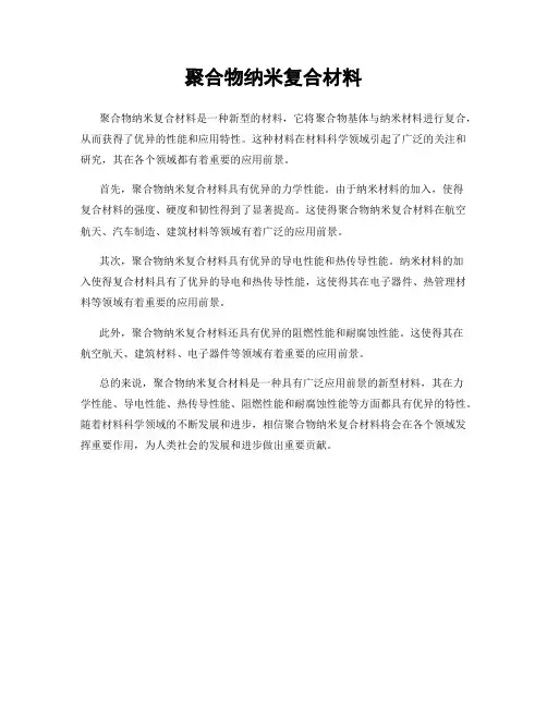 聚合物纳米复合材料