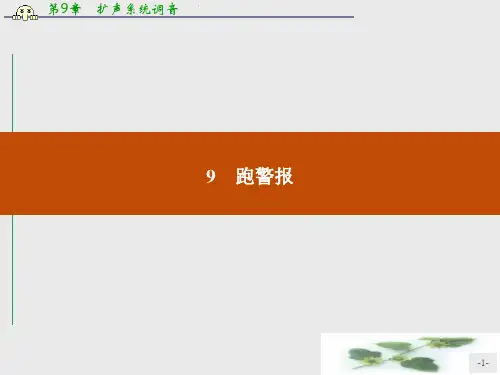 高一语文(语文)必修2课件：3.9 跑警报
