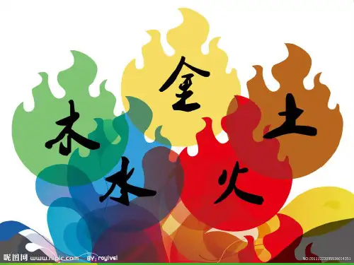新人教版一年级语文上册识字(一)第2课《金木水火土》课件1
