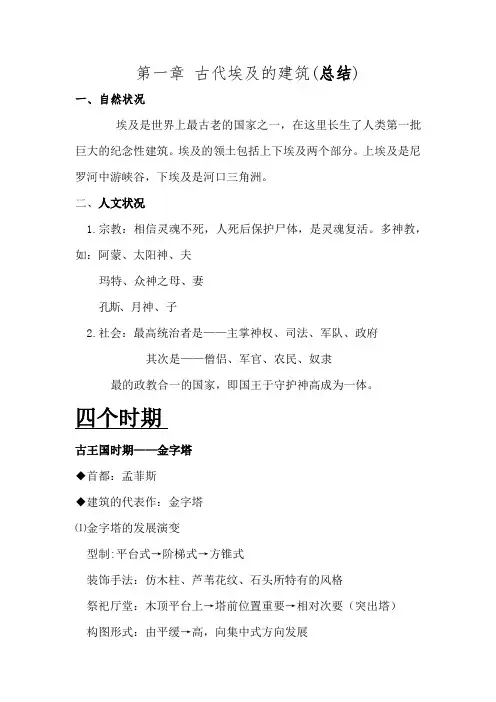 第一章 古代埃及的建筑