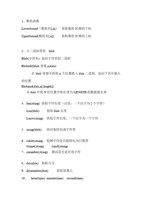 PB函数