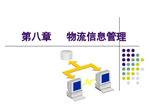 第八章   物流信息系统管理