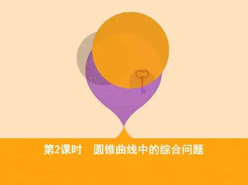 2018届高三数学二轮复习 第一篇 专题突破 专题六 解析几何刺 第2讲 椭圆、双曲线、抛物线第2课时 圆锥曲线
