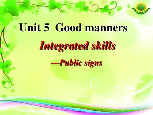 牛津译林英语八年级下册Unit5Integrated skills(共26张PPT)