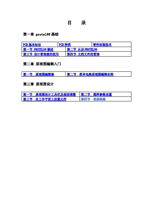 protel99基础