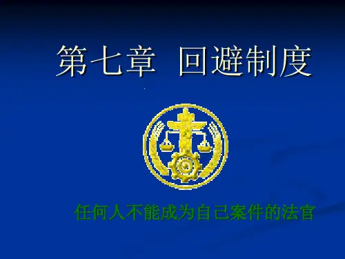 第七章_回避制度