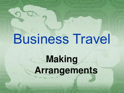 unit 2 business travel