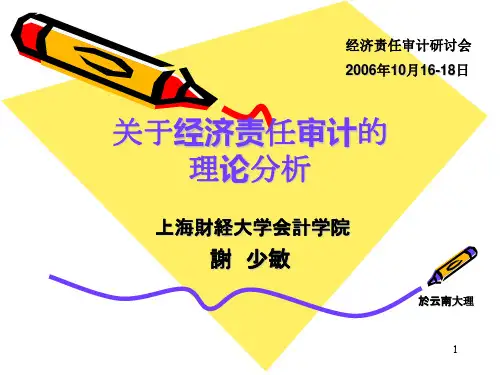 关于经济责任审计的PPT