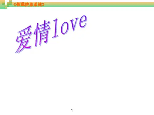 关于爱情的理解,解释,英文ppt课件