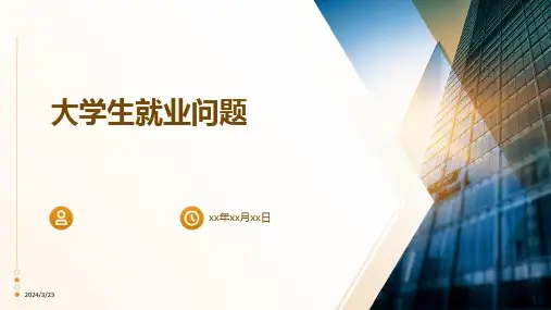 2024年度大学生就业问题