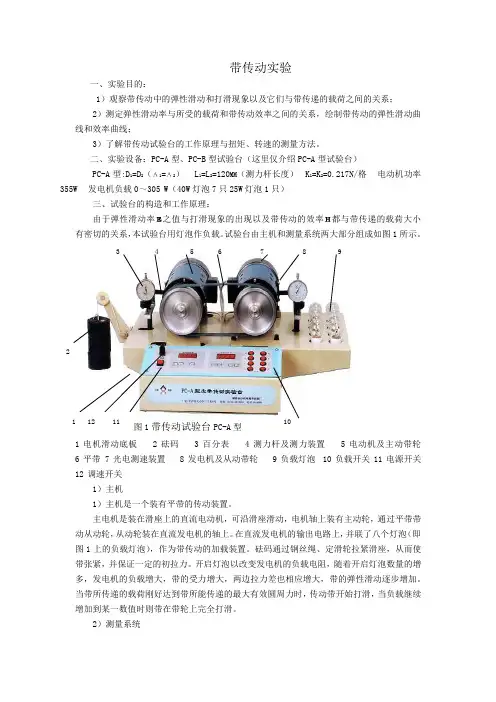 带传动实验