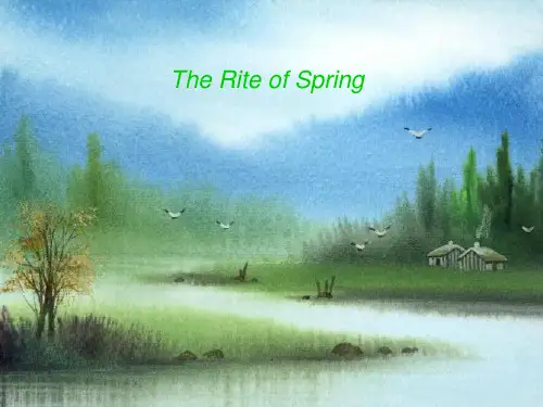 The Rite of Spring
