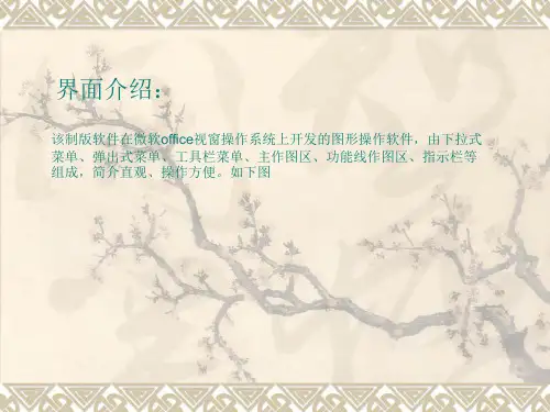 电脑横机软件工具列功能介绍