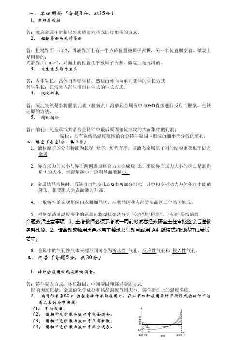 塑性成形原理习题及答案