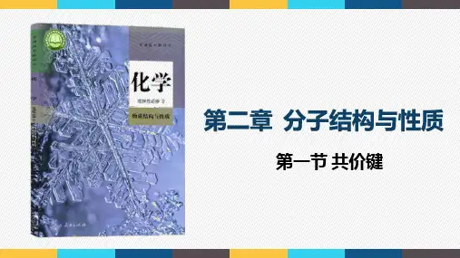 第二章 第一节 共价键  高二下学期化学人教版(2019)选择性必修2