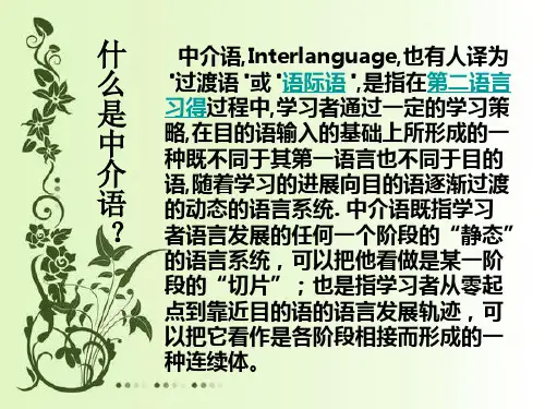中介语
