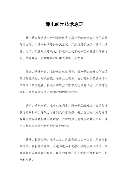 静电纺丝技术原理