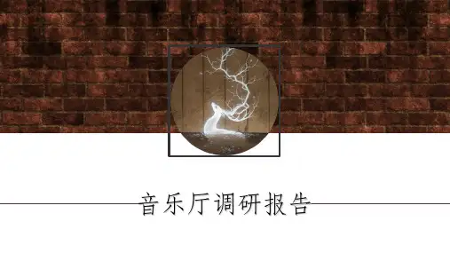 音乐厅调研报告ppt课件